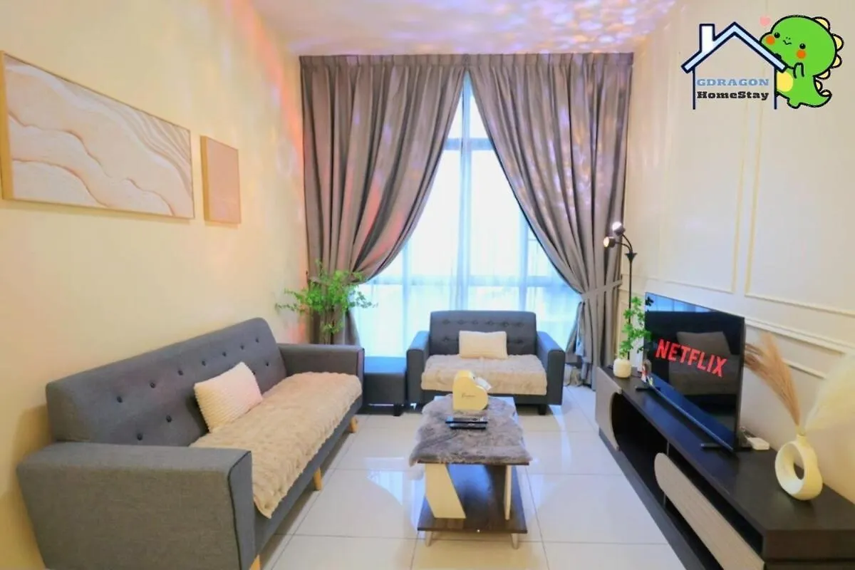 Setia Sky88 3-Bedroom Unit By Gdragon Homestay Johor Bahru Appartement